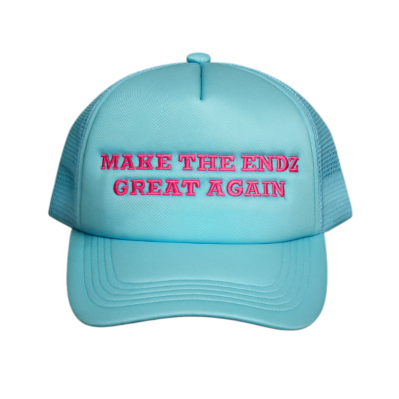 Original Baby Blue & Pink M.T.E.G.A Trucker